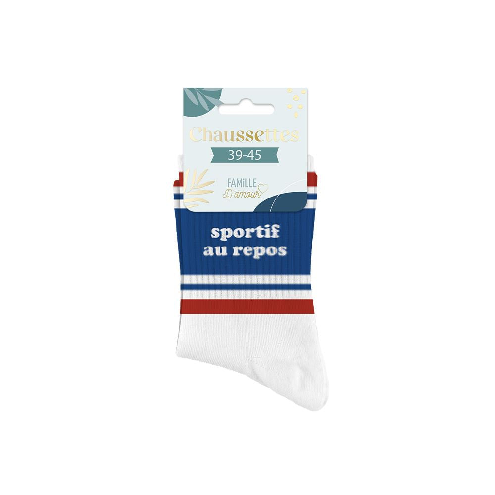 Chaussettes "sportif au repos"