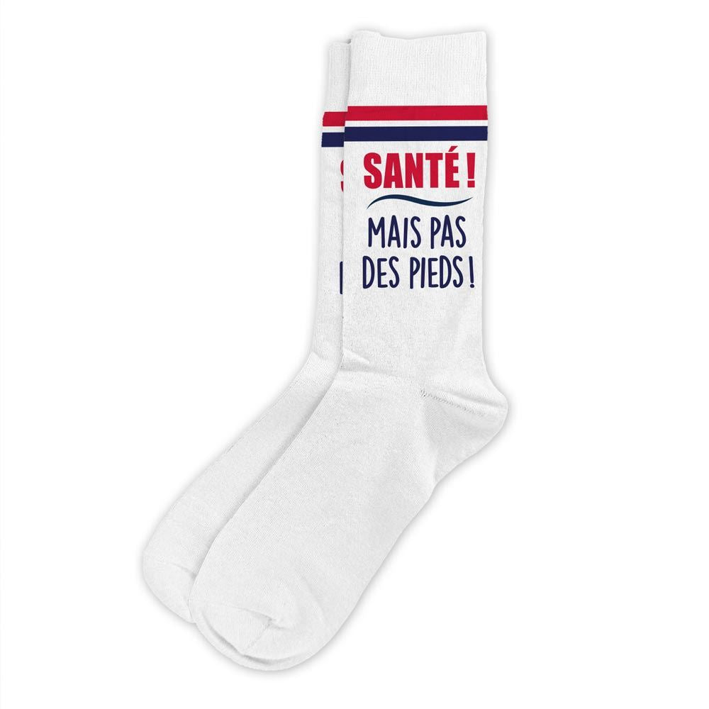Chaussettes "Santé ! mais pas des pieds"