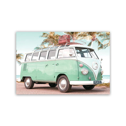 Grande toile Van "volkswagen" 90 X 60 cm