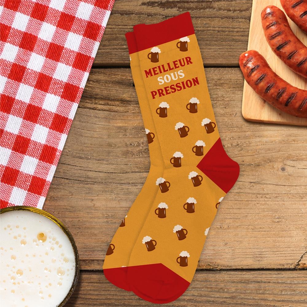 Chaussettes duo "meilleur sous pression"