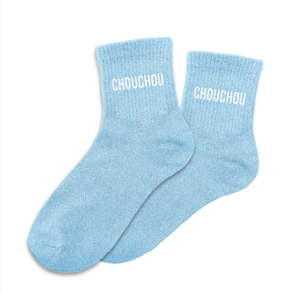 Chaussettes à paillettes "chouchou"