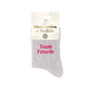 Chaussettes paillettes "team fêtarde"