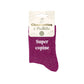 Chaussettes paillettes "super copine"