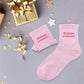 Chaussettes paillettes "madame connasse"