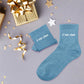 Chaussettes à paillettes "c'est ciao"