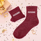 Chaussettes à paillettes "patronne"