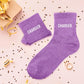 Chaussettes paillettes "charger"