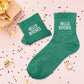 Chaussettes paillettes "hello bitches"