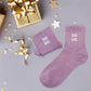 Chaussettes paillettes "BAD GIRL"