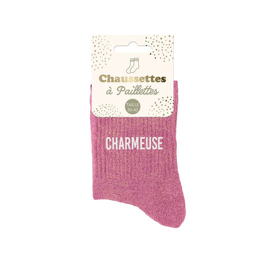 Chaussettes paillettes "charmeuse"