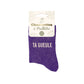 Chaussettes paillettes "TA GUEULE"