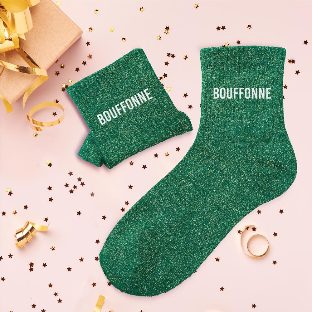 Chaussettes paillettes "BOUFFONNE"
