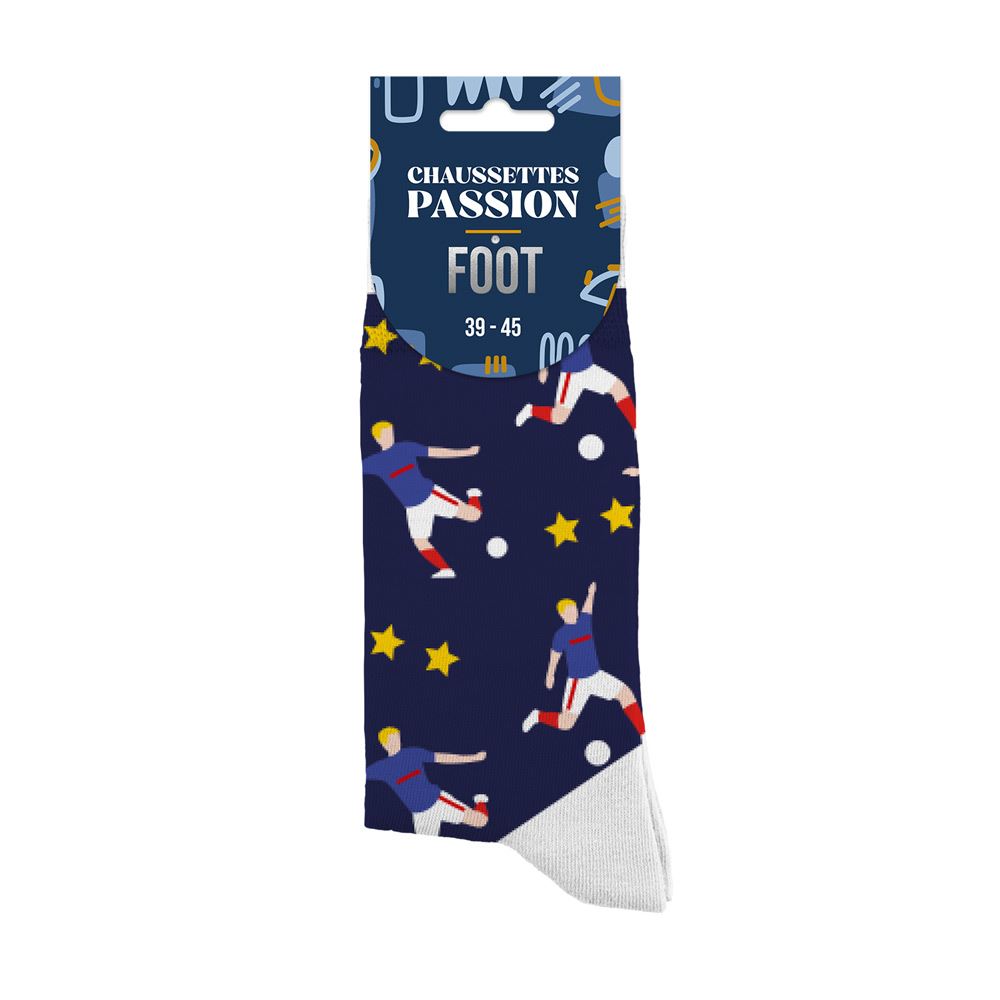 Chaussettes duo "passion foot"
