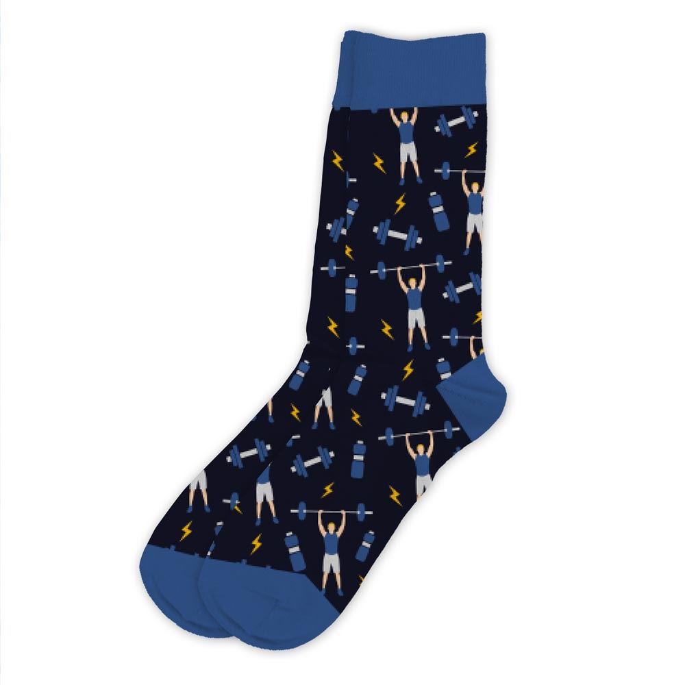 Chaussettes duo "passion muscu"