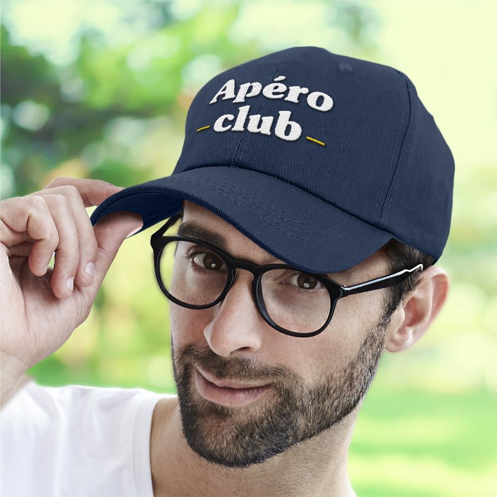 Casquette homme "apéro club"