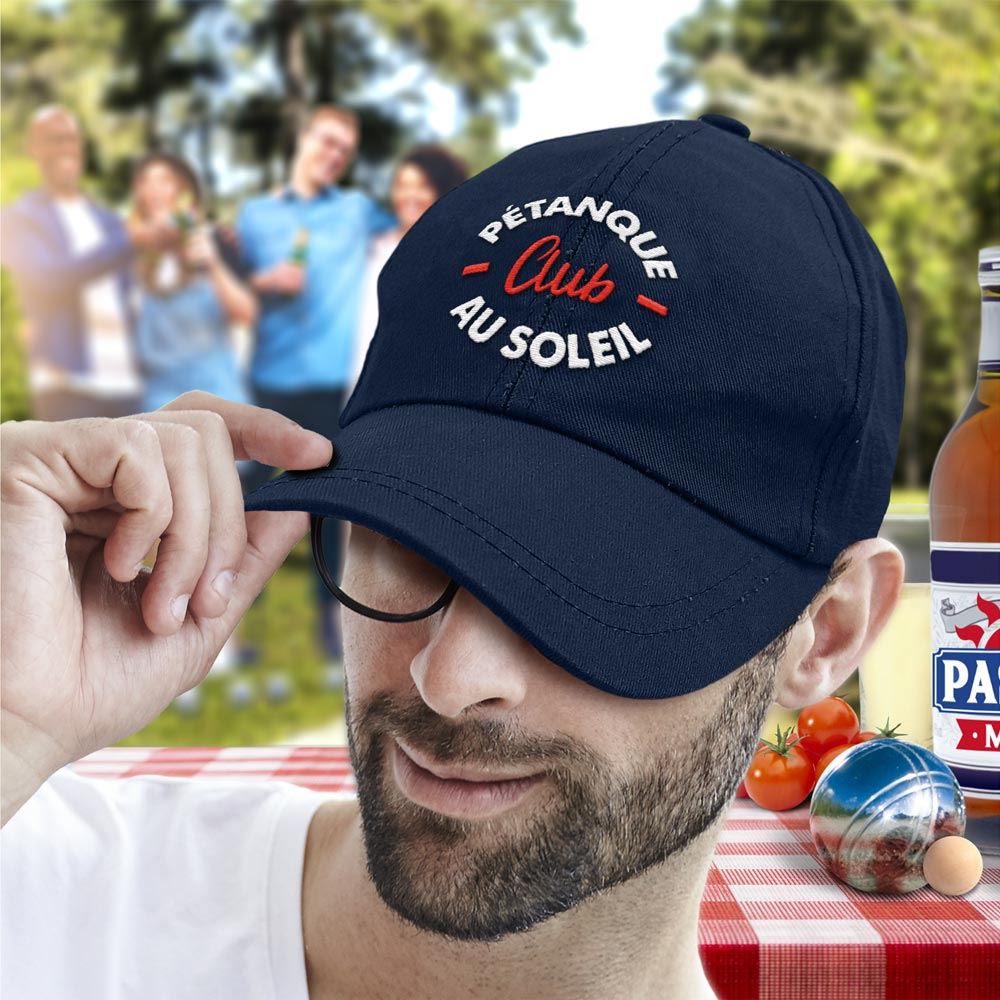 Casquette "pétanque club"