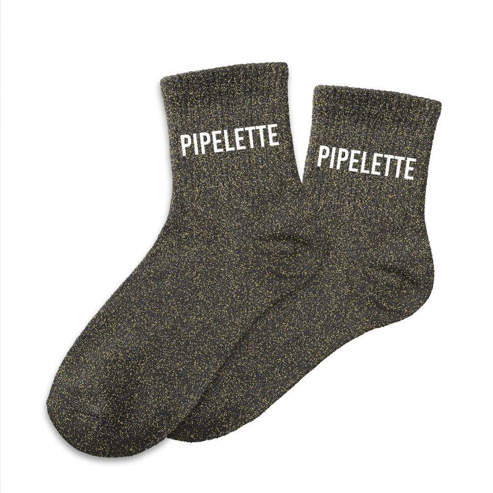 Chaussettes paillettes "pipelette"