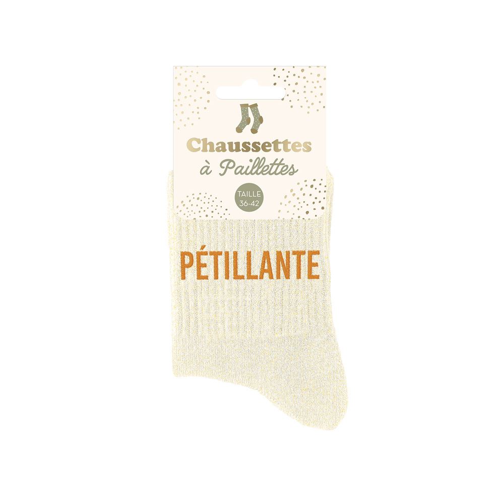 Chaussettes paillettes "Pétillante"