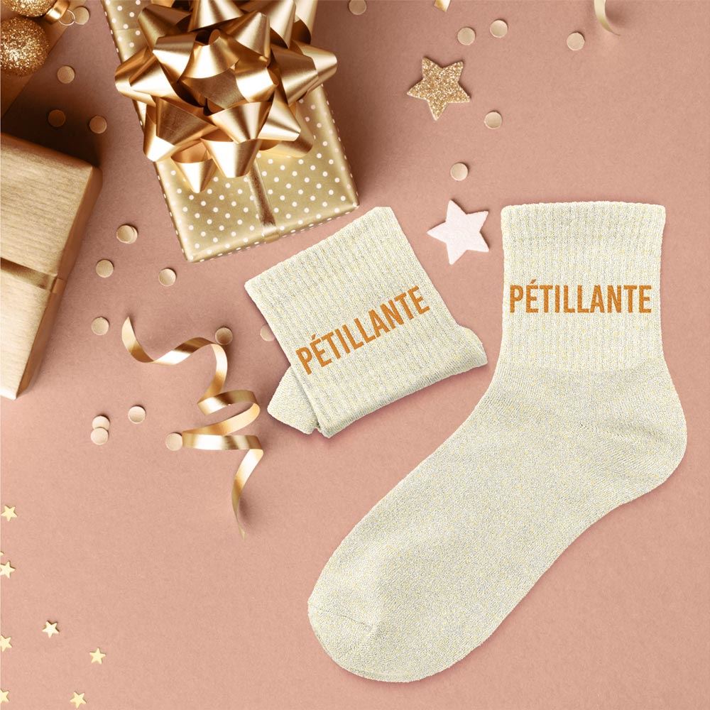 Chaussettes paillettes "Pétillante"
