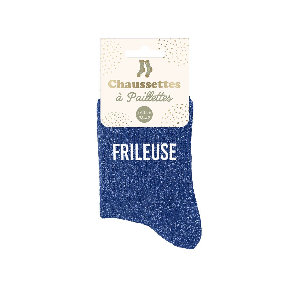 Chaussettes paillettes "FRILEUSE"