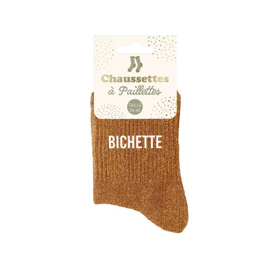 Chaussettes paillettes "BICHETTE"