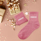 Chaussettes paillettes "CONNASSE"