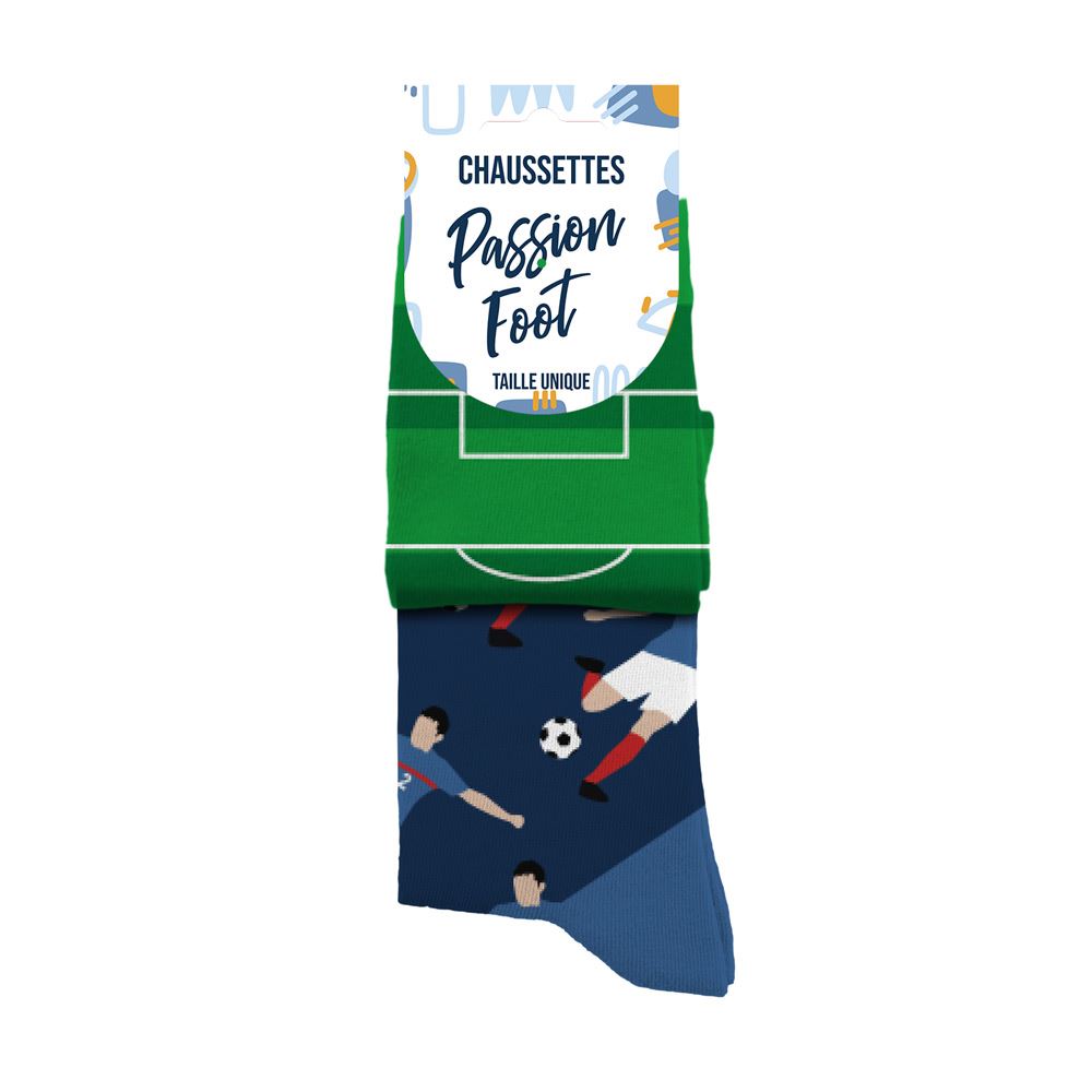 Chaussettes duo "passion foot"