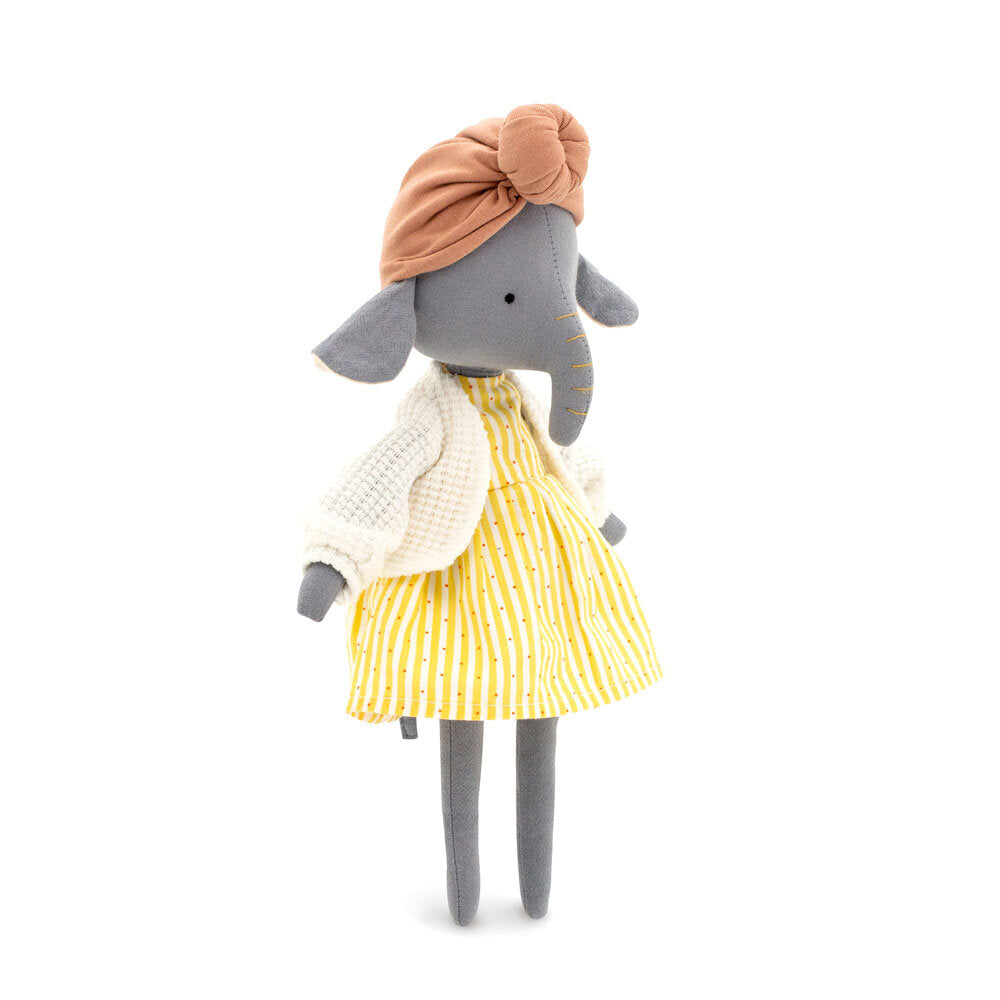 Peluche en coton Cotti Motti, Alice the Elephant