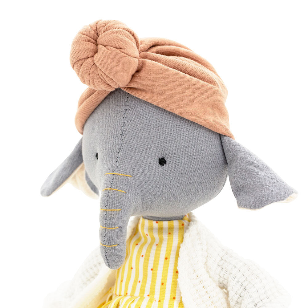 Peluche en coton Cotti Motti, Alice the Elephant
