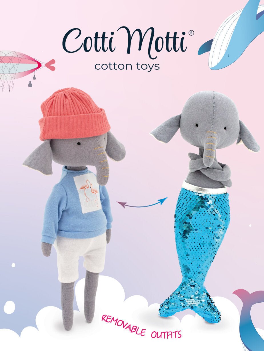 Ali l'Eléphant - peluche 3+