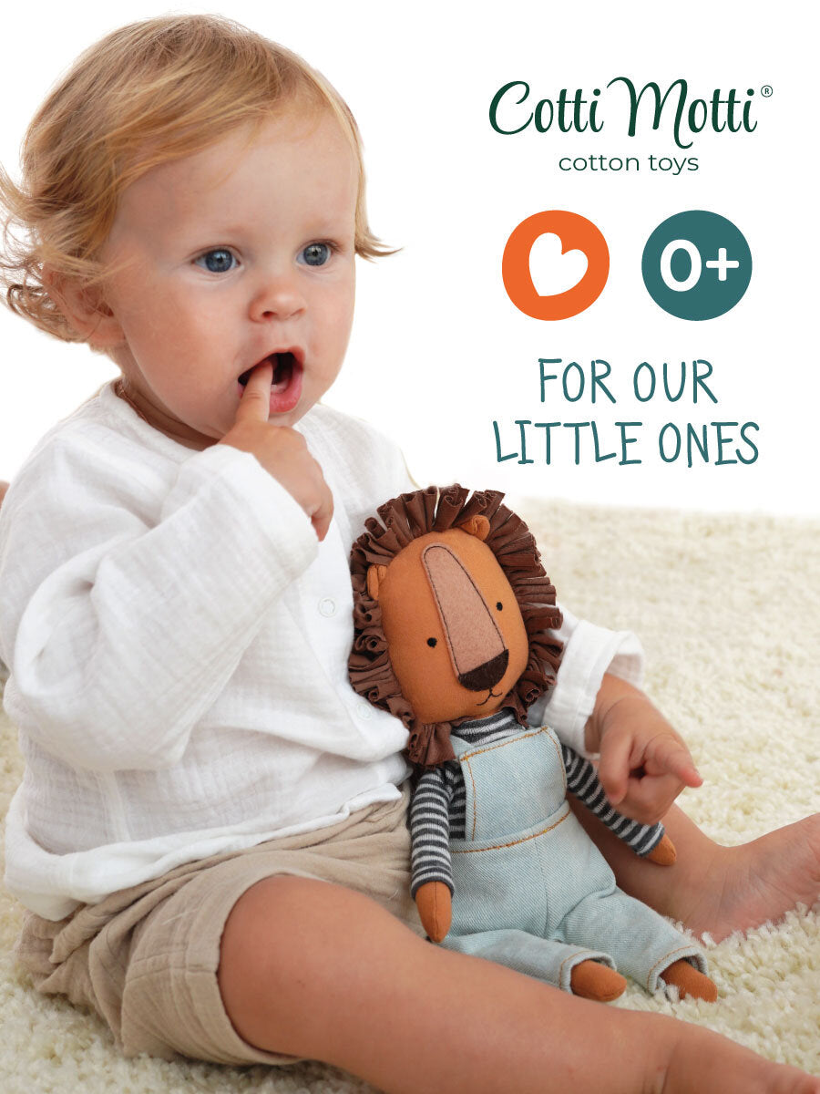 Peluche en coton Cotti Motti, Simon the Lion