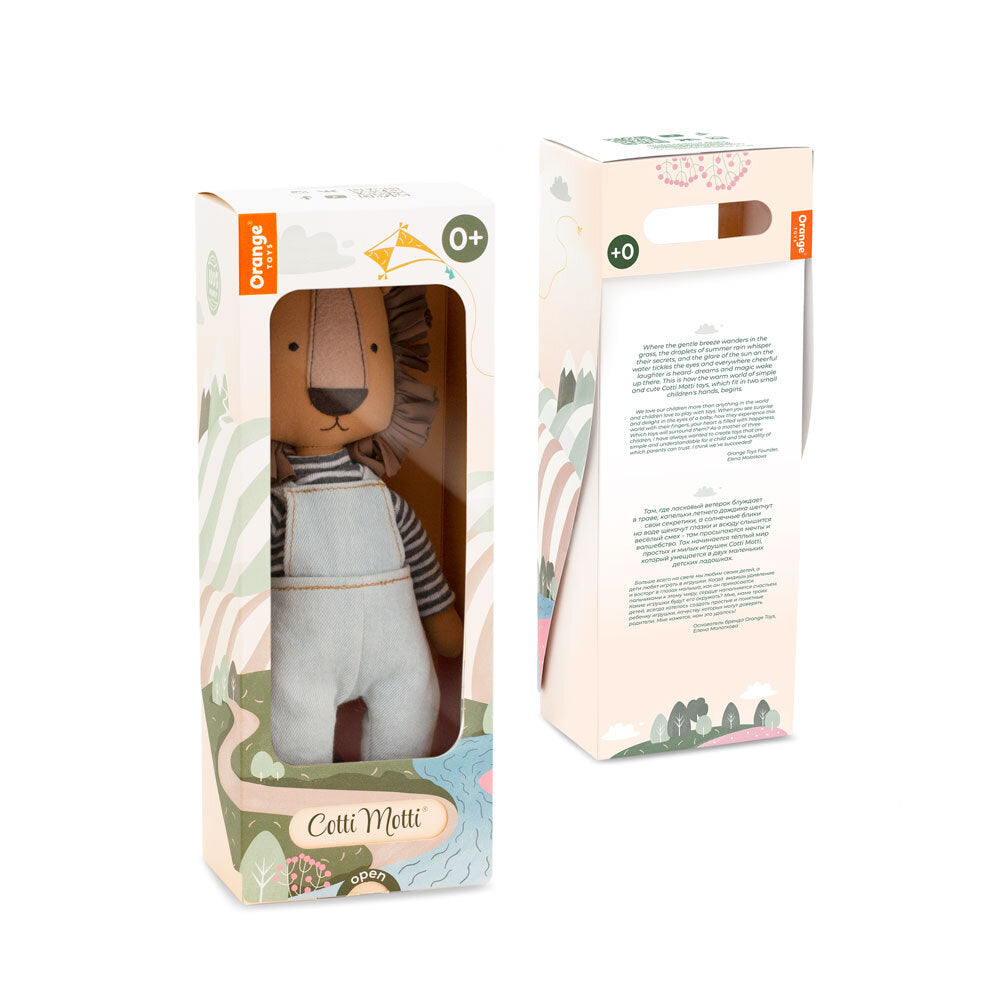Peluche en coton Cotti Motti, Simon the Lion