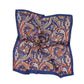 Foulard petit carré imprimé fantaisie , 70 X 70 cm