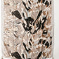Grand foulard imprimé dégradé avec pompons