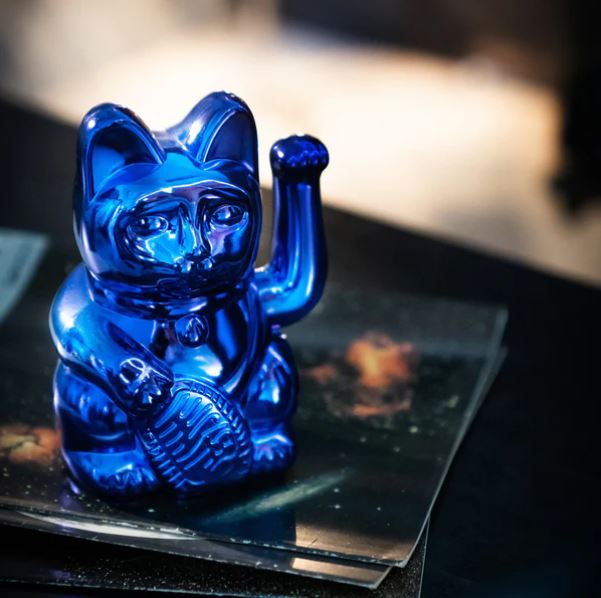 Lucky Cat Shiny Blue - Planète Terre