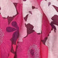Grand foulard imprimé fleurs roses