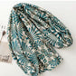 Grand foulard imprimé avec dorure