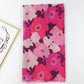 Grand foulard imprimé fleurs roses