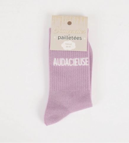 Chaussettes à paillettes AUDACIEUSE