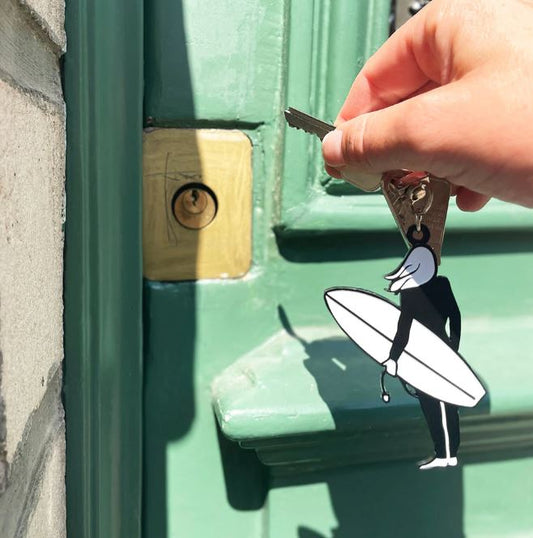 Surfeuse - Porte-clés
