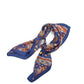 Foulard petit carré imprimé fantaisie , 70 X 70 cm