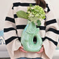 Vase poisson Monsieur Carafon, taille L, rainbow mint