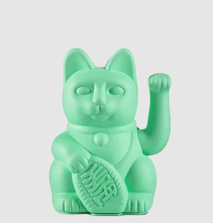 Lucky Cat vert menthe - la santé