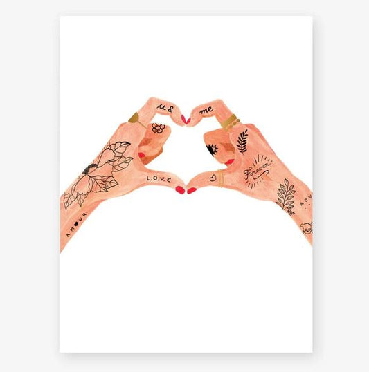 AFFICHE Hands of love -  Taille M - ATWS