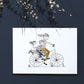 AFFICHE A3 - Balade à Vélo "Maman & fille + garçon "- My Lovely Thing
