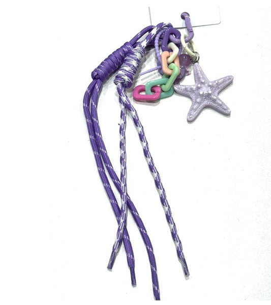 Porte clé bijou de sac étoile de mer