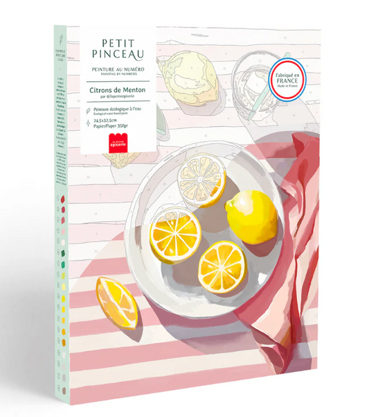 Coffret peinture au numéro - Citrons de Menton