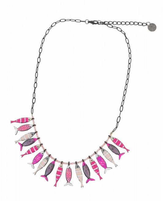 Collier PETITES SARDINES ROSES