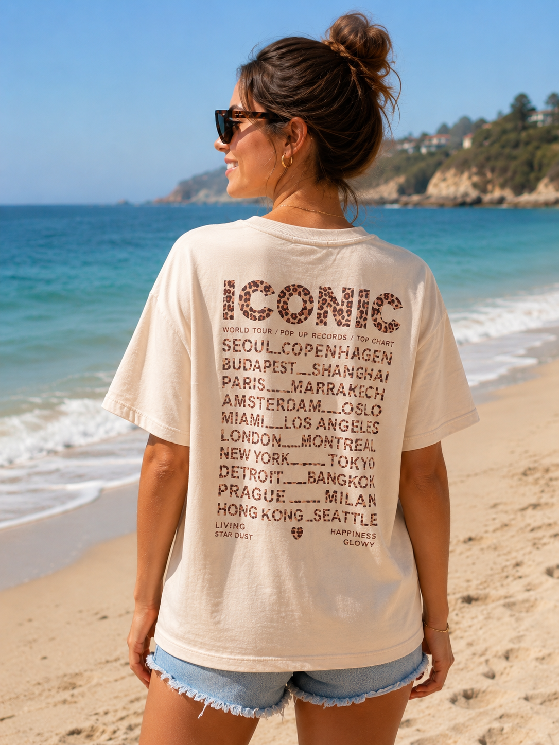 T-shirt ICONIC léopard S/M