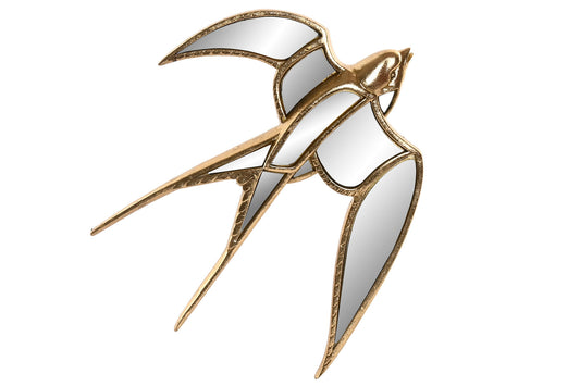 DÉCORATION MURALE MIROIR HIRONDELLE